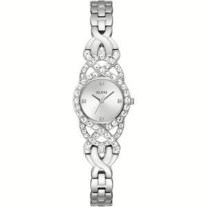 Orologio in Acciaio con Cristalli Bianchi Donna Guess GW0682L1