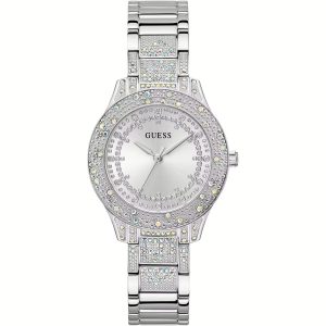 Orologio in Acciaio con Cristalli Bianchi Donna Guess GW0746L1
