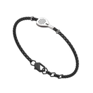 Bracciale in Acciaio e Diamanti Racchetta Bikkembergs SPPB02BW
