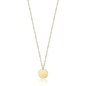 Collana in Acciaio Dorato con Piastra Luca Barra CK1569