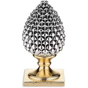 Pigna in resina Argentata con Base in Oro Valenti R17311-2AR