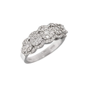 Anello Donna Veretta con Diamanti Davite e Delucchi AA 032411