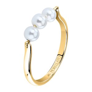 Anello in Argento Dorato con Perle Donna Morellato SAWM11016