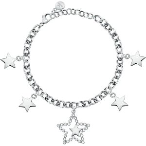 Bracciale in Acciaio con Stelle Donna Morellato SAUA08