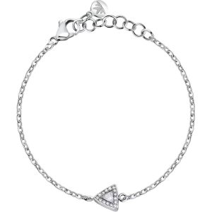 Bracciale in Acciaio con Cristalli Bianchi Donna Morellato SAWY04