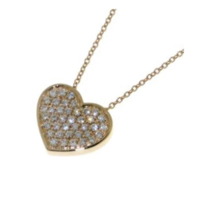 Collana in Oro Rosa a Forma di Cuore con Diamanti Davite e Delucchi CLN008963 11