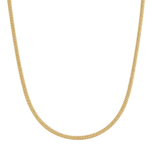 Collana Maglia Sottile in Acciaio Dorato Donna Luca Barra CK2114