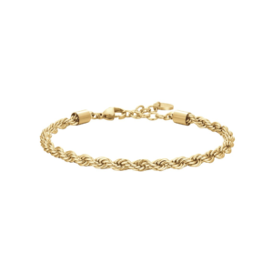 Bracciale in Acciaio Dorato Torchon Luca Barra BA1858