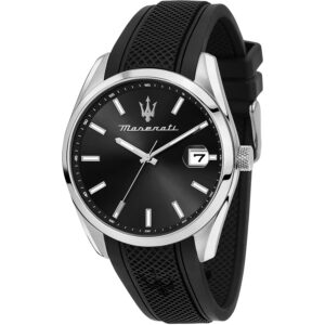 Orologio in Silicone Nero Uomo Maserati R8851151004