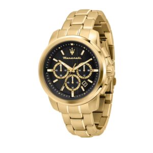 Orologio in Acciaio Dorato Uomo Maserati R8873621013