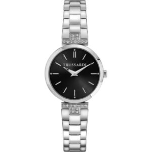 Orologio in Acciaio con Cristalli Bianchi Donna Trussardi R2453164503