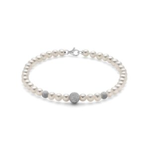 Bracciale di Perle 4 - 4,5 mm Miluna PBR894V