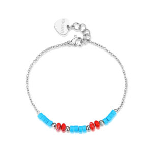 Bracciale con Pietre Sintetiche in Acciaio S’Agapò SGI34
