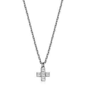 Collana con Croce in Acciaio S'Agapò SPD26