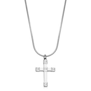 Collana con Croce in Acciaio S'Agapò SPD29