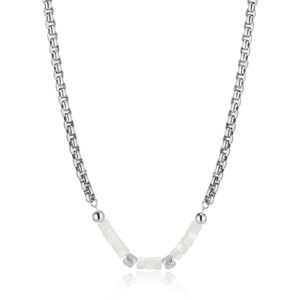 Collana con Madreperla in Acciaio S’Agapò SRT03