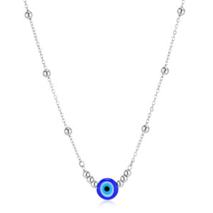 Collana con Occhio di Nazar in Acciaio S'Agapò SWH05 