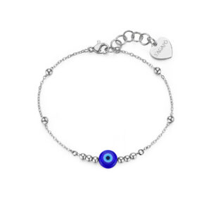 Bracciale con Occhio di Nazar in Acciaio S’Agapò SWH15