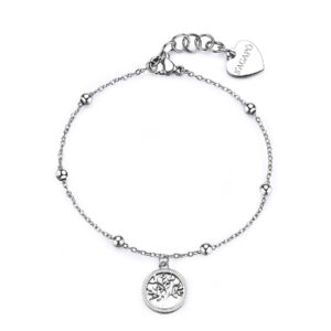 Bracciale con Albero della Vita in Acciaio S’Agapò SWH20