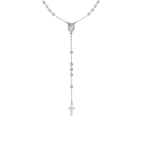 Collana Rosario con Pendente in Acciaio Luca Barra CL347