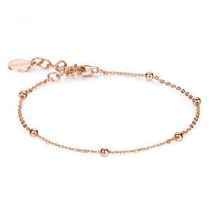 Bracciale in Argento Rosato con Palline Donna Rosato RZB045
