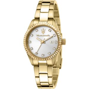 Orologio in Acciaio Dorato Donna Maserati R8853100506