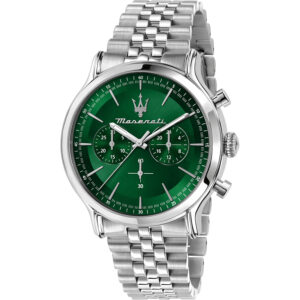 Orologio Cronografo in Acciaio Uomo Maserati R8873618033