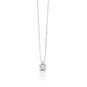 Collana Punto Luce in Oro Miluna CLD4087-010G7