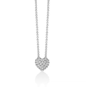 Collana in Argento con Topazi Bianchi Miluna CLD5077