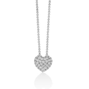 Collana in Argento con Topazi Bianchi Miluna CLD5078