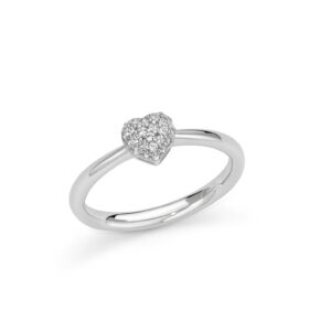 Anello in Argento con Topazi Bianchi Miluna LID4006