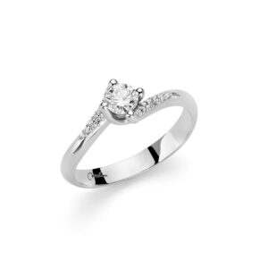 Anello Solitario 0.18 Ct Miluna LID3297-018G7