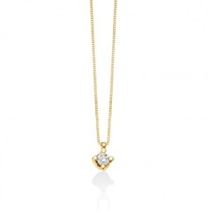 Collana Punto Luce in Oro Giallo Miluna CLD5065G-014