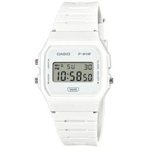 Orologio in Resina Bianco Casio F-91WB-7ADF