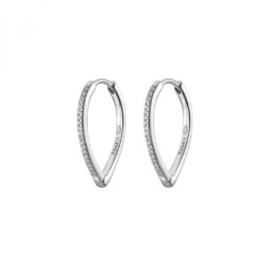 Orecchini in Argento con Cristalli Bianchi Rosato RZSO27