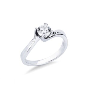 Anello Solitario con Diamante 0,50Ct Certificato IGI Davite Delucchi AA C0266 50EVS1
