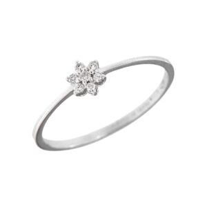 Anello a Forma di Fiore con Diamanti  Donna Davite Delucchi AA 032492