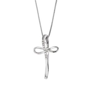 Collana con Croce con Diamanti Davite Delucchi CLN012204