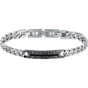 Bracciale con Targhetta in Acciaio Uomo Sector SAFT83