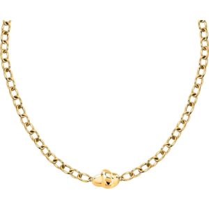 Collana Catena in Acciaio Dorato Donna Trussardi TJAXA17