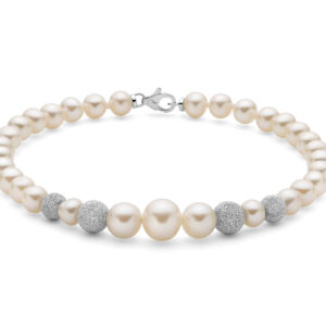 Bracciale con Perle da 5 - 8 mm Miluna PBR1771V