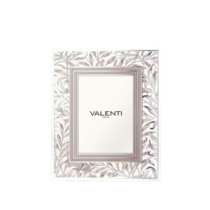 Cornice Foglie Argento 13x18 Valenti LS208-4