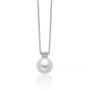 Collana in Argento con Perla 8,5 - 9 mm Miluna PCL6886