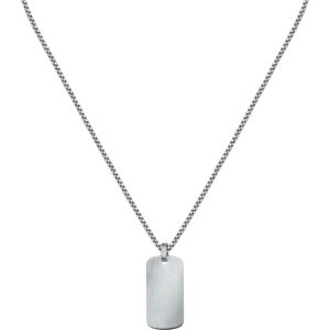 Collana con Piastra in Acciaio Uomo Sector SZS79