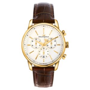 Orologio Cronografo in Pelle Uomo Philip Watch R8271650003