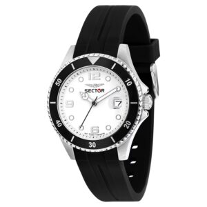 Orologio in Gomma Nera Uomo Sector R3251161057