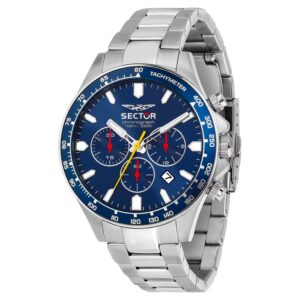Orologio Cronografo in Acciaio Uomo Sector R3273661056