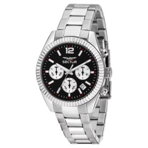 Orologio Cronografo in Acciaio Uomo Sector R3273640029