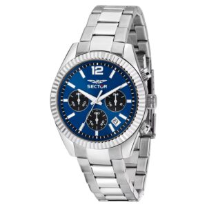 Orologio Cronografo in Acciaio Uomo Sector R3273640030