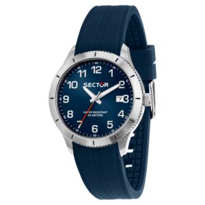 Orologio in Gomma Blu Uomo Sector R3251578015